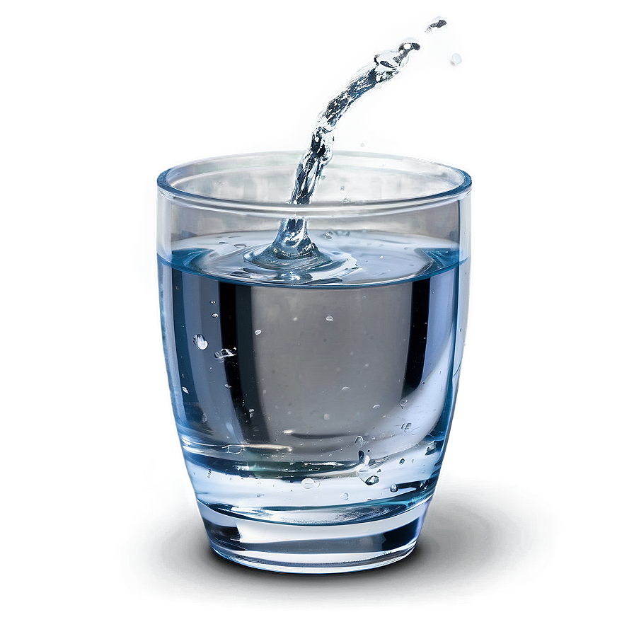 Glass Of Water Isolated Png 05252024