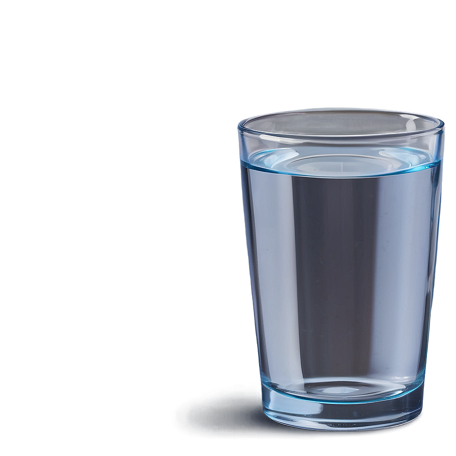 Glass Of Water On Table Png Cge