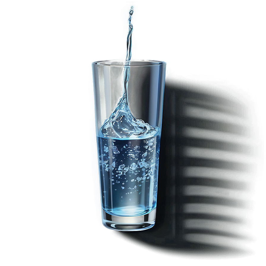 Glass Of Water Top View Png Cxw