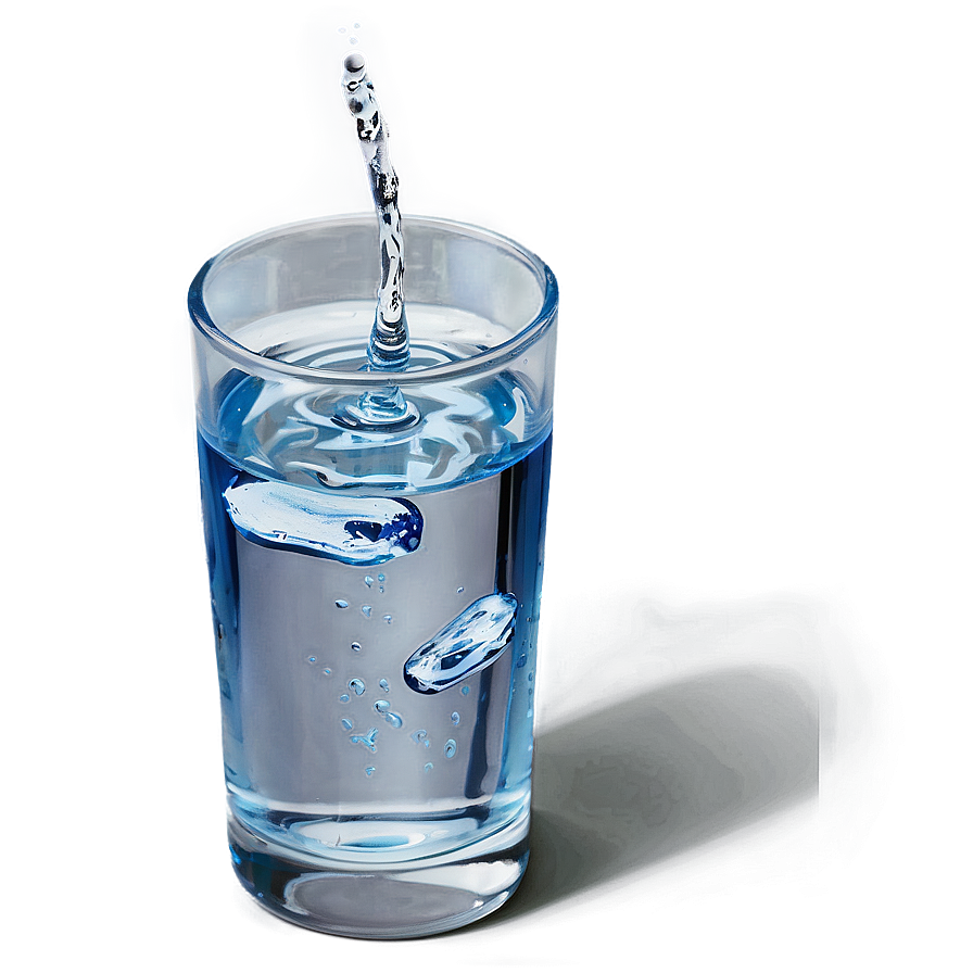 Glass Of Water Top View Png Ybo