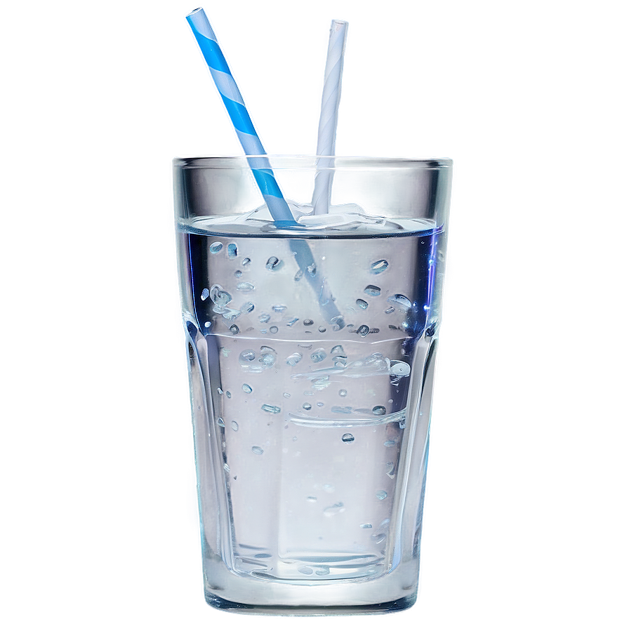 Glass Of Water With Straw Png Jbx