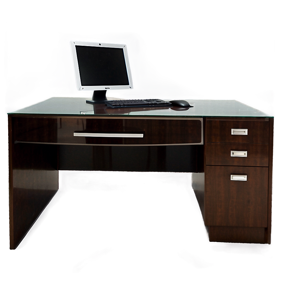 Glass Office Desk Png 46