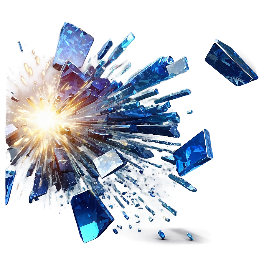 Glass Shards Explosion Png 06212024