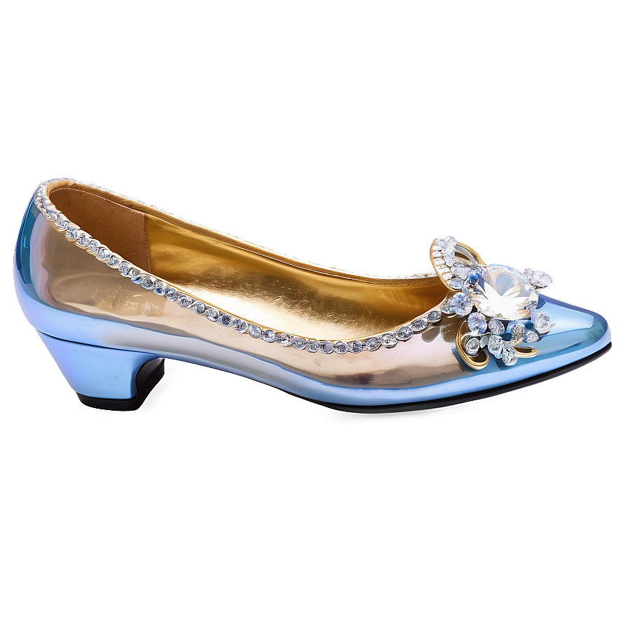 Glass Slipper With Diamond Accents Png Wfj