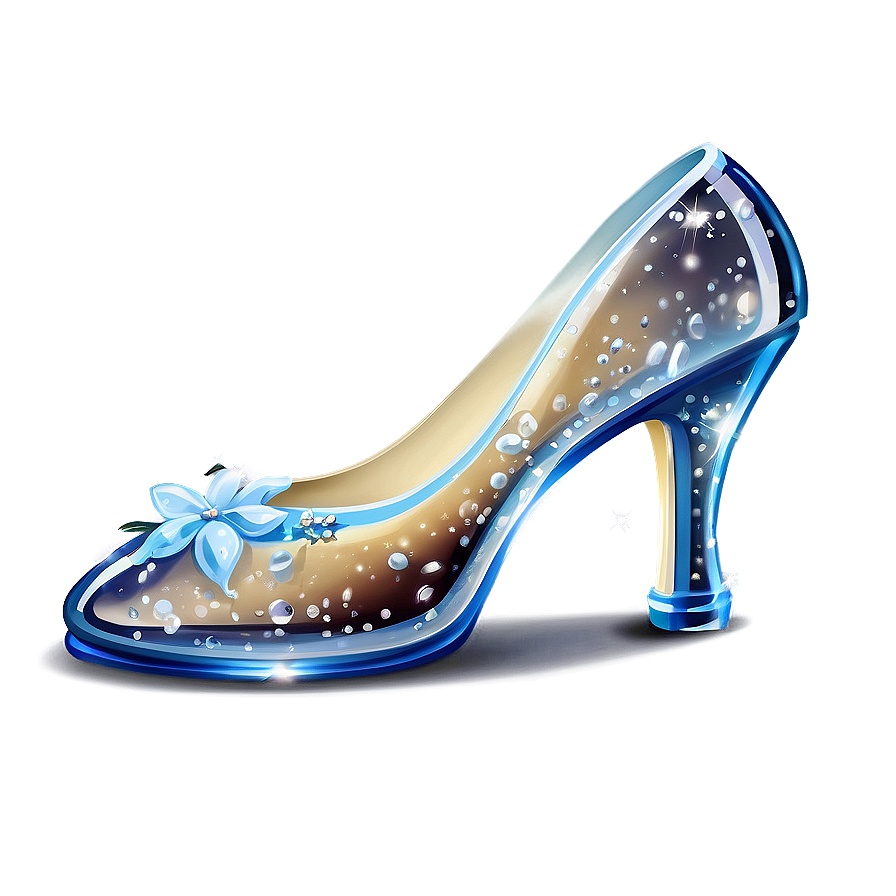 Glass Slipper With Sparkles Png Lqo71