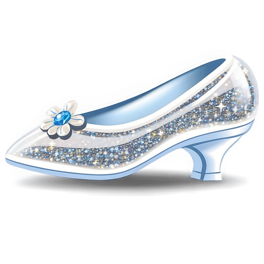 Glass Slipper With Sparkles Png Sxx84