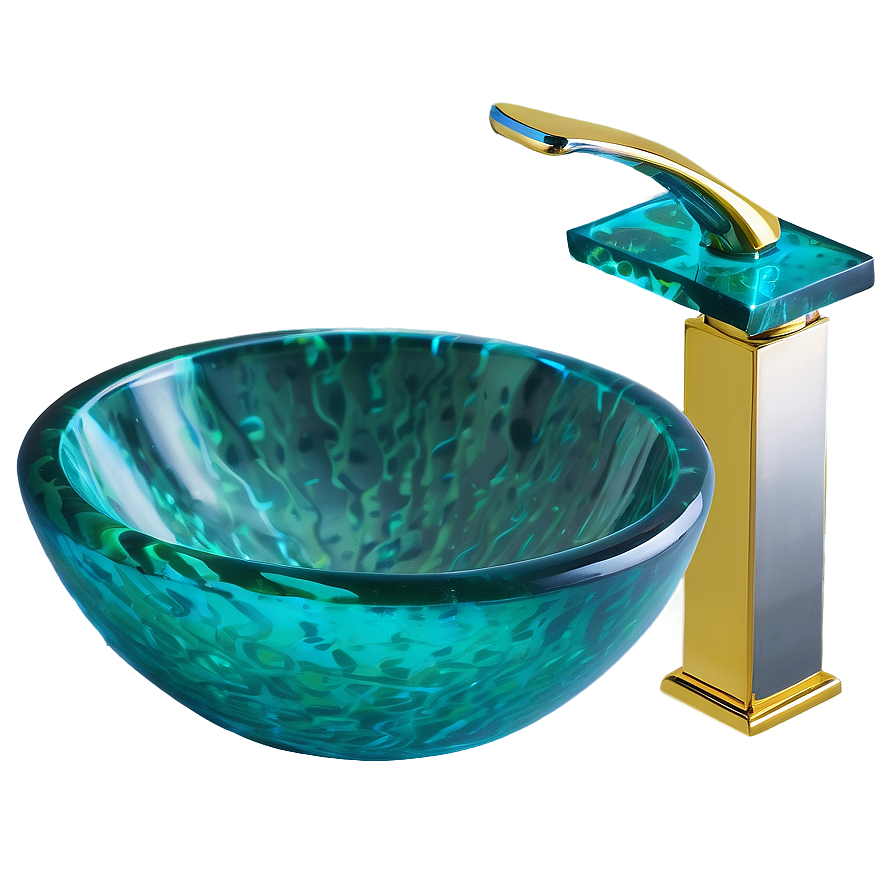 Glass Vessel Bathroom Sink Png 21