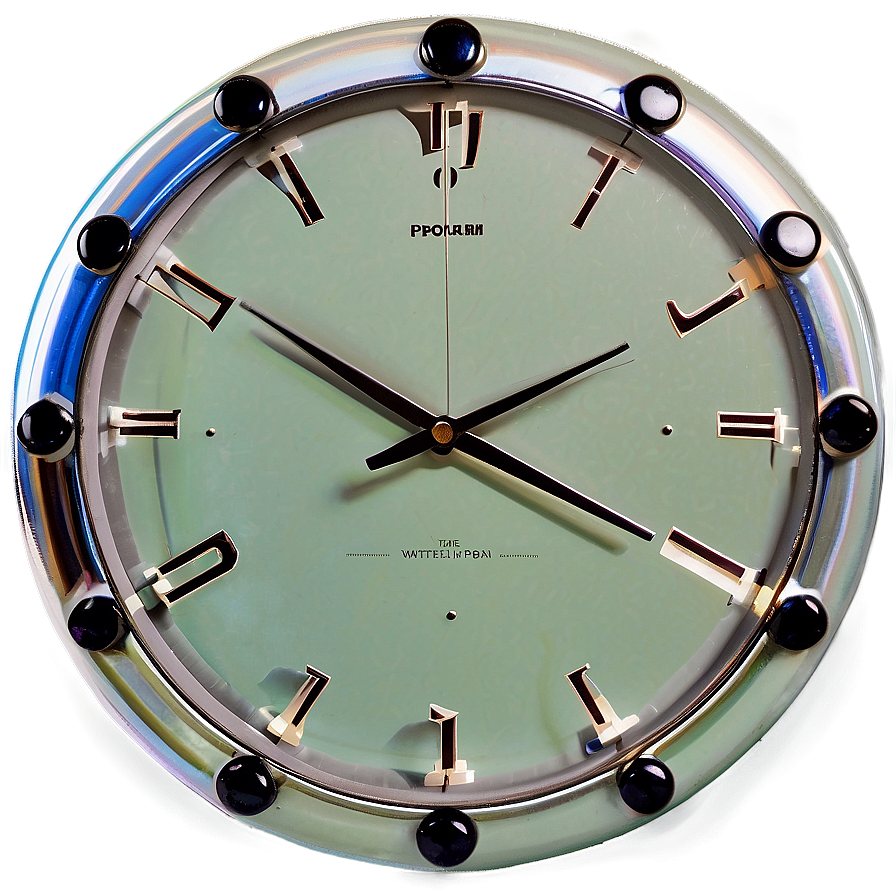 Glass Wall Clock Png 86