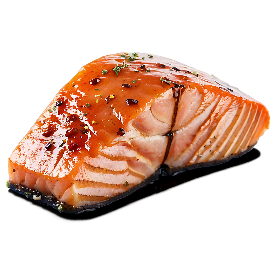 Glazed Salmon Steak Png Usl
