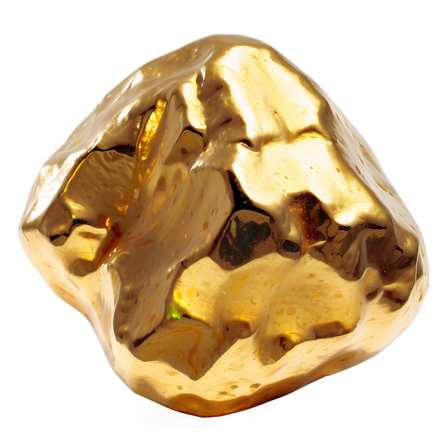 Gleaming Gold Nugget Png Uou81