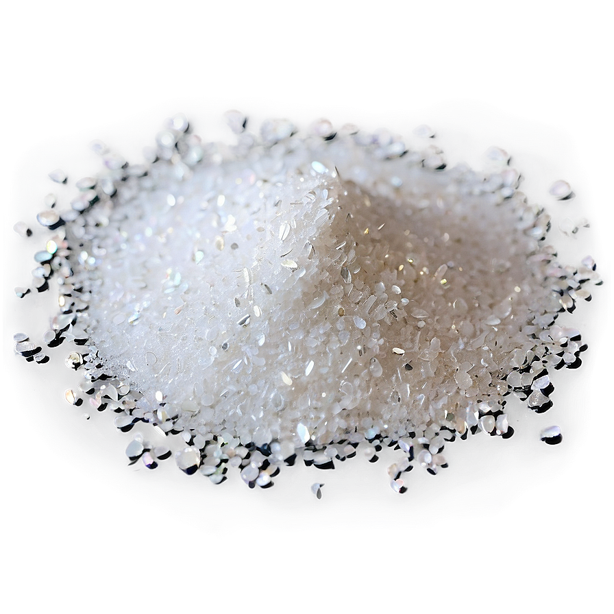 Gleaming White Glitter Powder Png 53