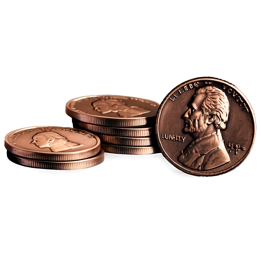 Gleeful Pennies Png 82