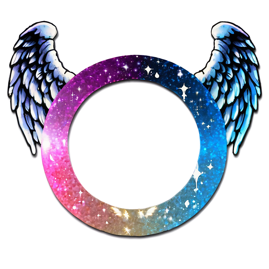 Glitter Angel Halo Png 05032024