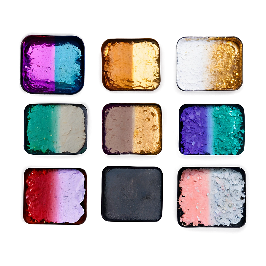 Glitter Art Palette Png 93