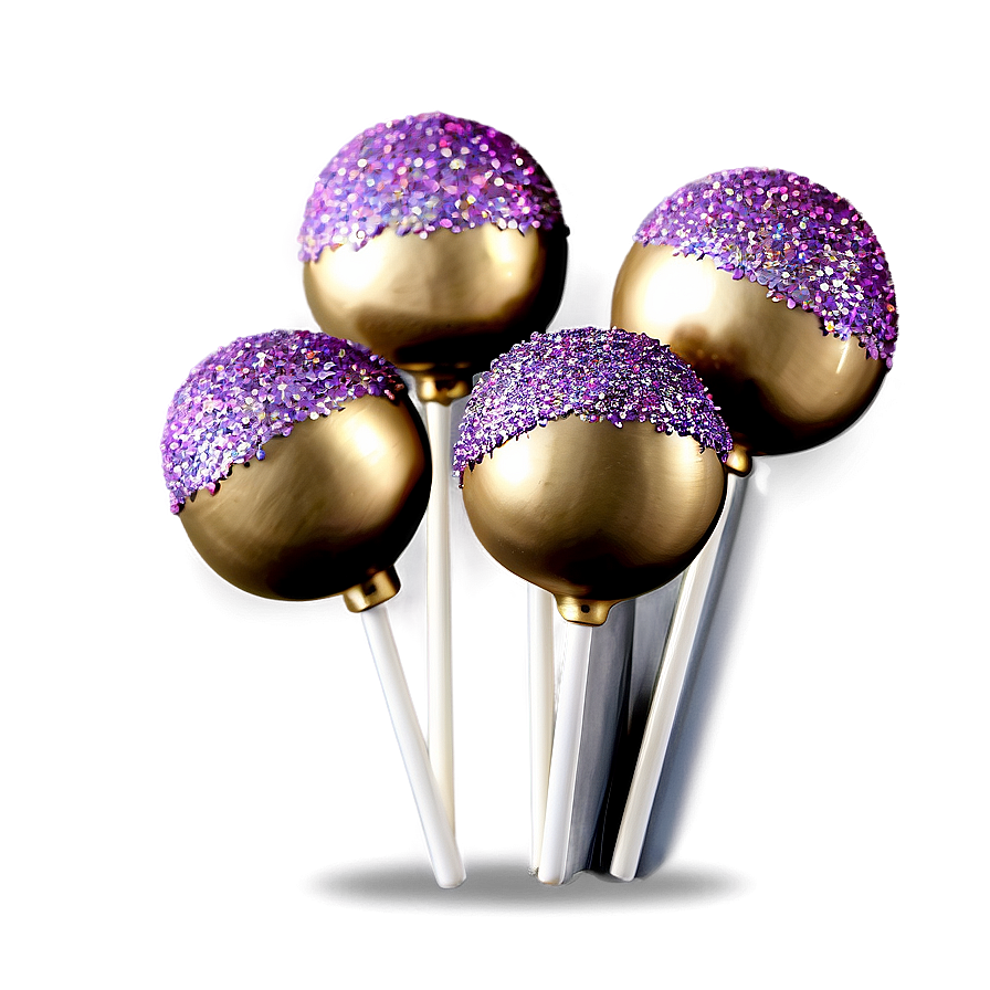 Glitter Cake Pops Png Pab37