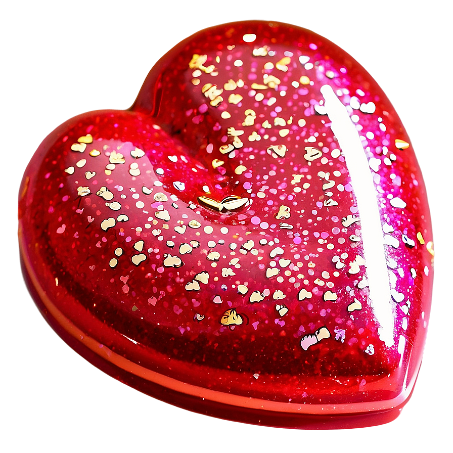 Glitter Candy Heart Png 06122024