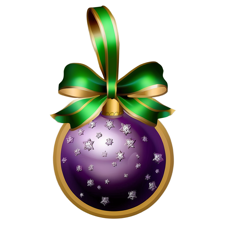 Glitter Christmas Ornaments Png Ukm