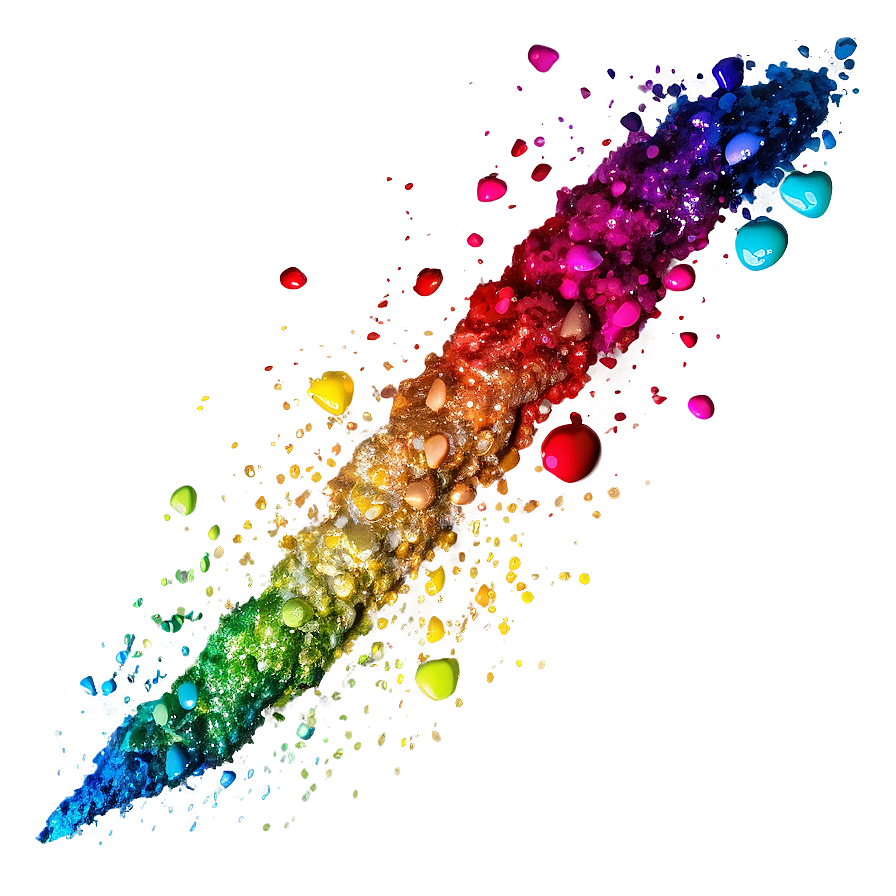 Glitter Color Splash Png Ptx