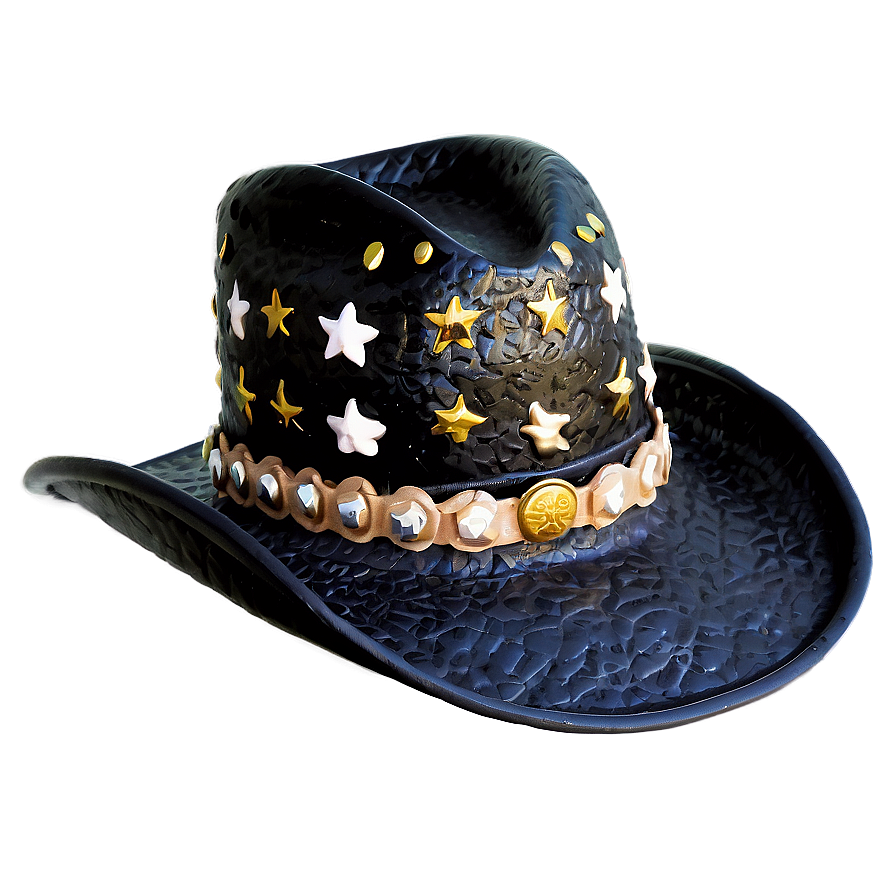 Glitter Cowboy Hat Png Gcb10