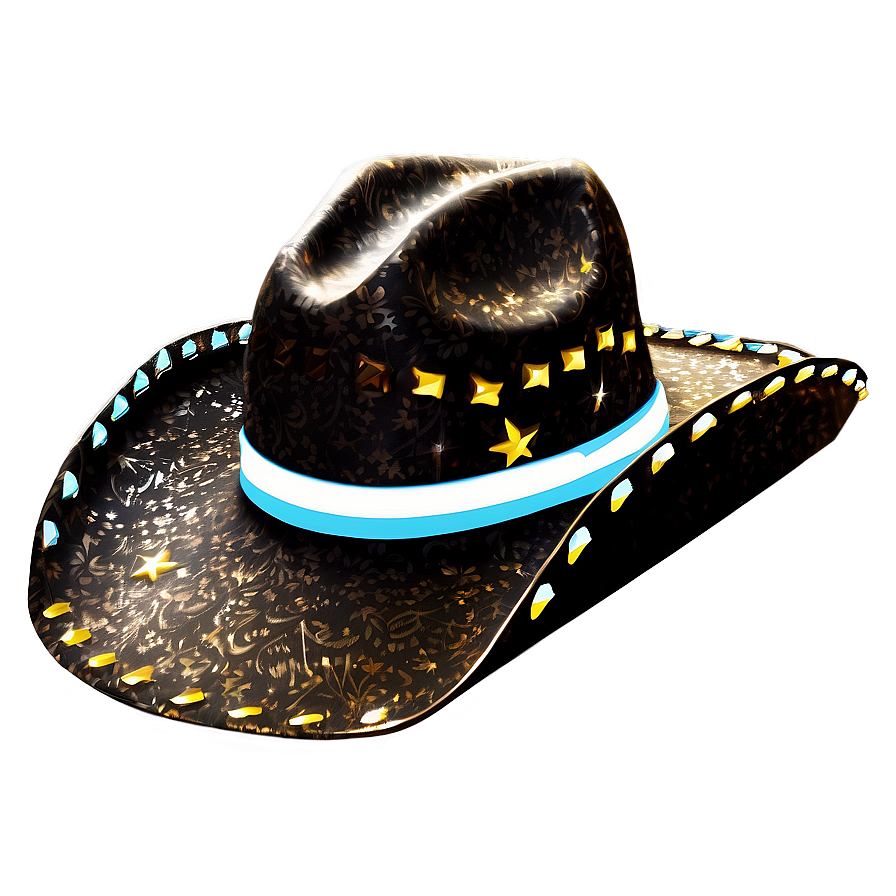 Glitter Cowgirl Hat Png Xnc