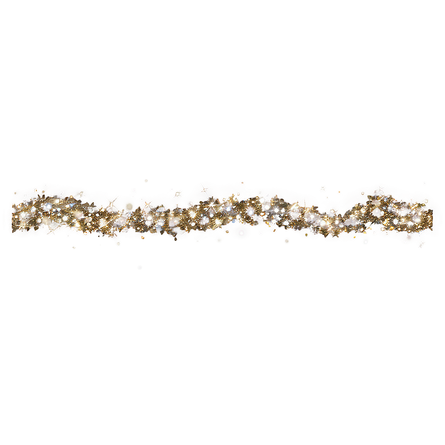 Glitter Decorative Line Png 35