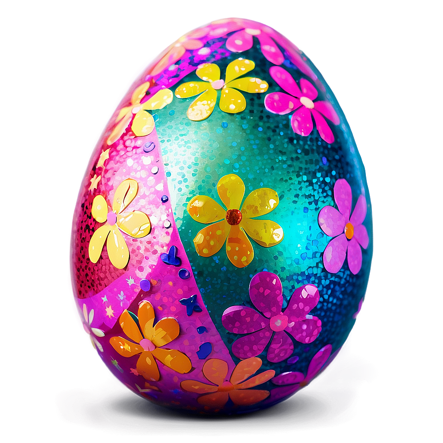 Glitter Easter Egg Png 42