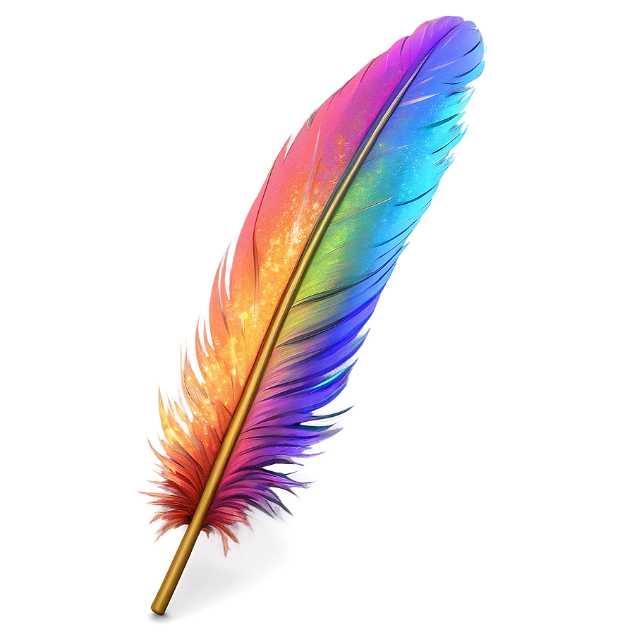 Glitter Feather Soft Png Uoa84