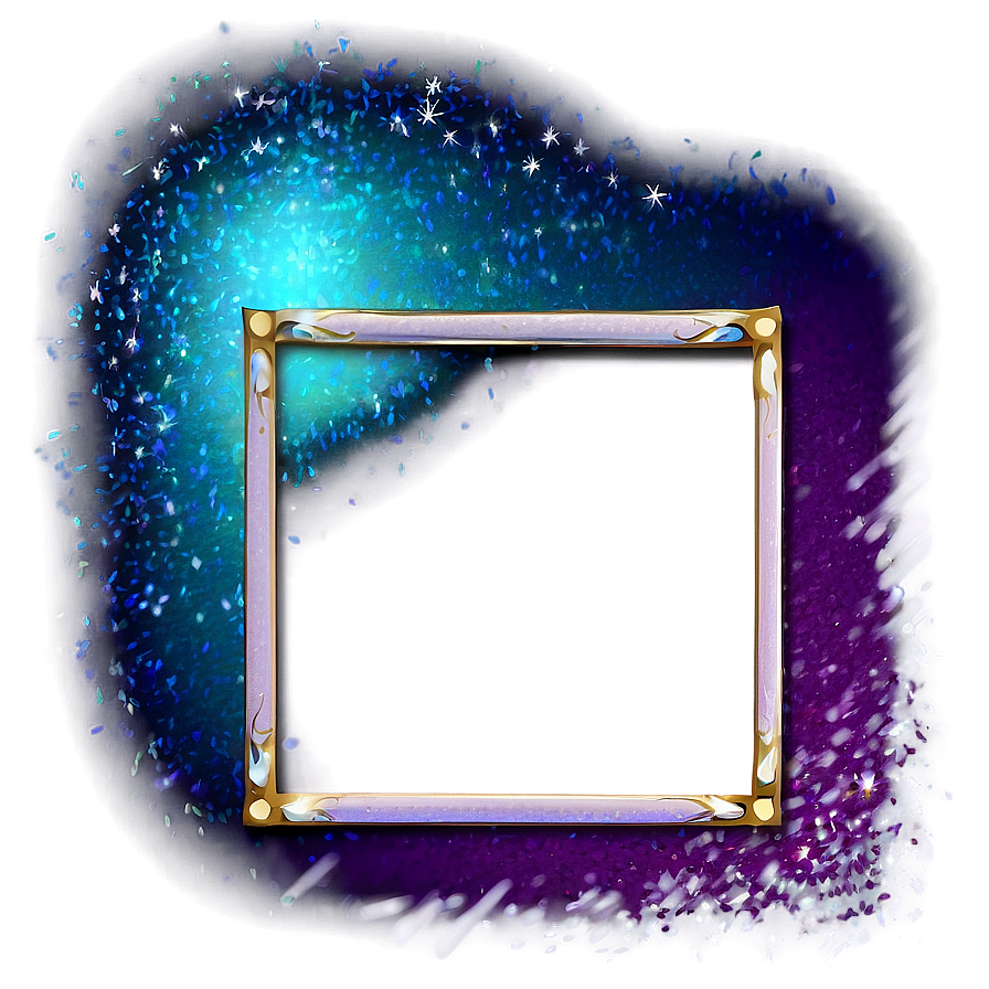 Glitter Frame Border Png 13