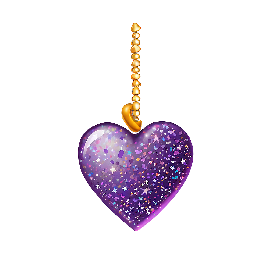 Glitter Heart Clipart Png 58