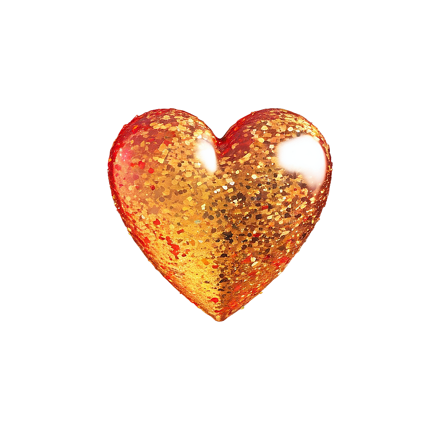 Glitter Heart Emoji Png 96