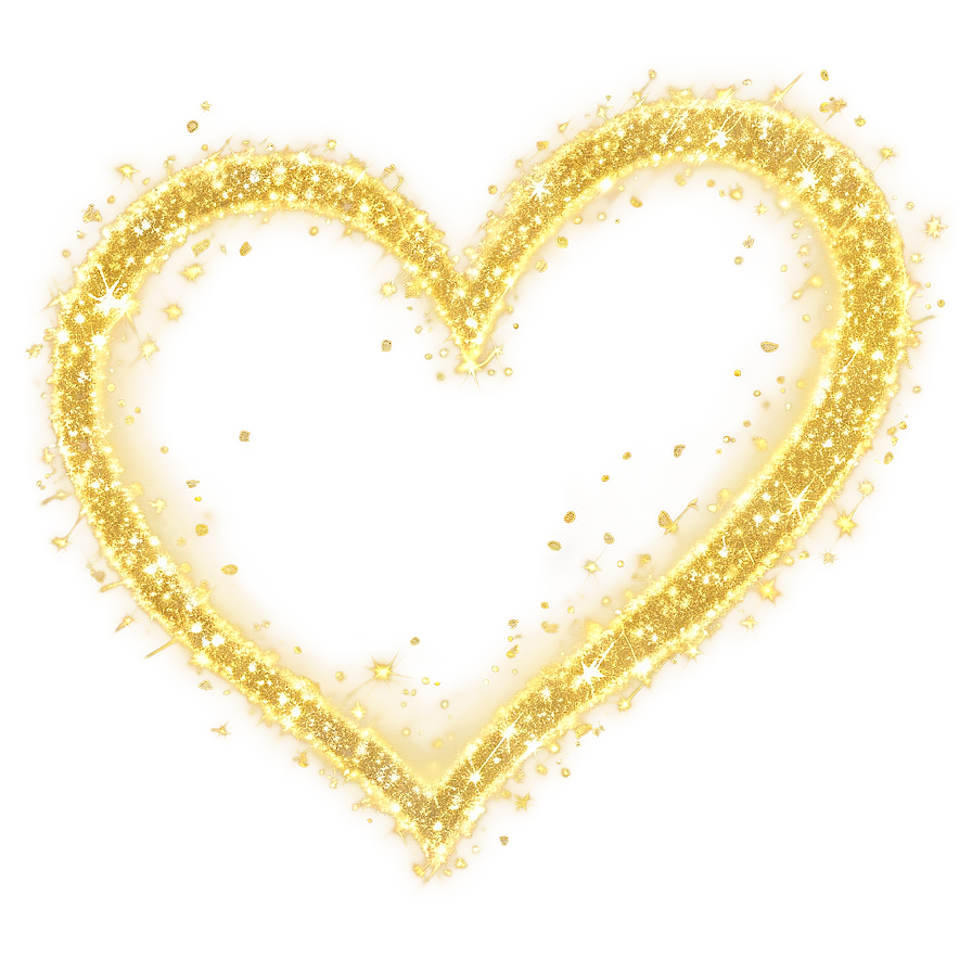 Glitter Heart Graphic Png 06202024