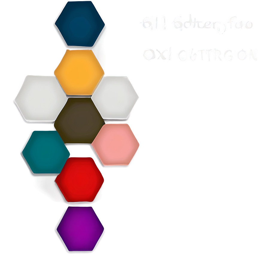 Glitter Hexagon Pattern Png Ely19