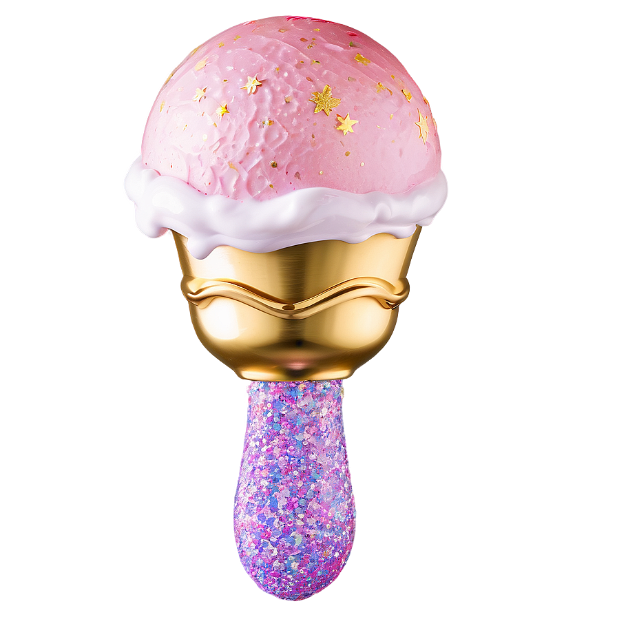 Glitter Ice Cream Scoop Png 46