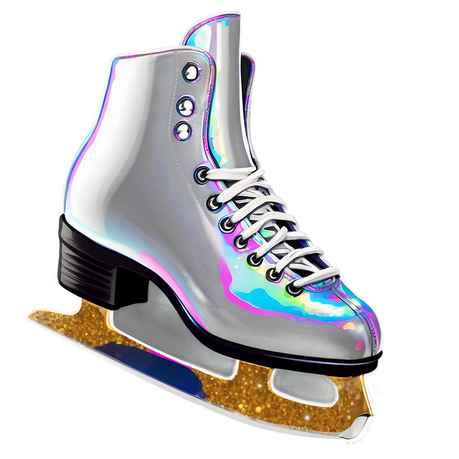 Glitter Ice Skates Png 87