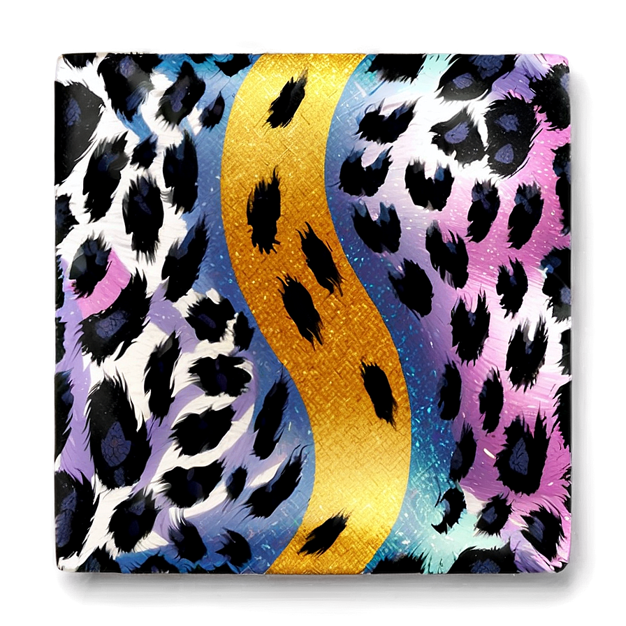 Glitter Leopard Pattern Png Rxi