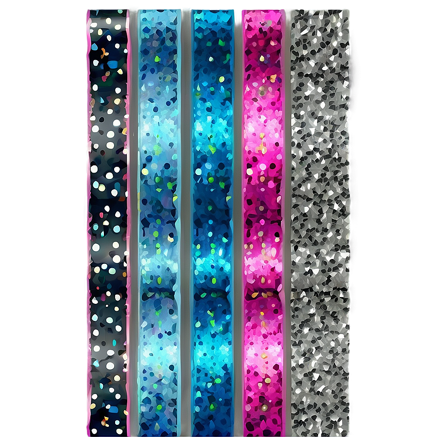 Glitter Line Ribbon Png Owe