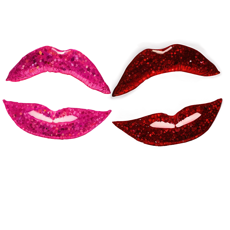 Glitter Lip Kiss Png 05032024