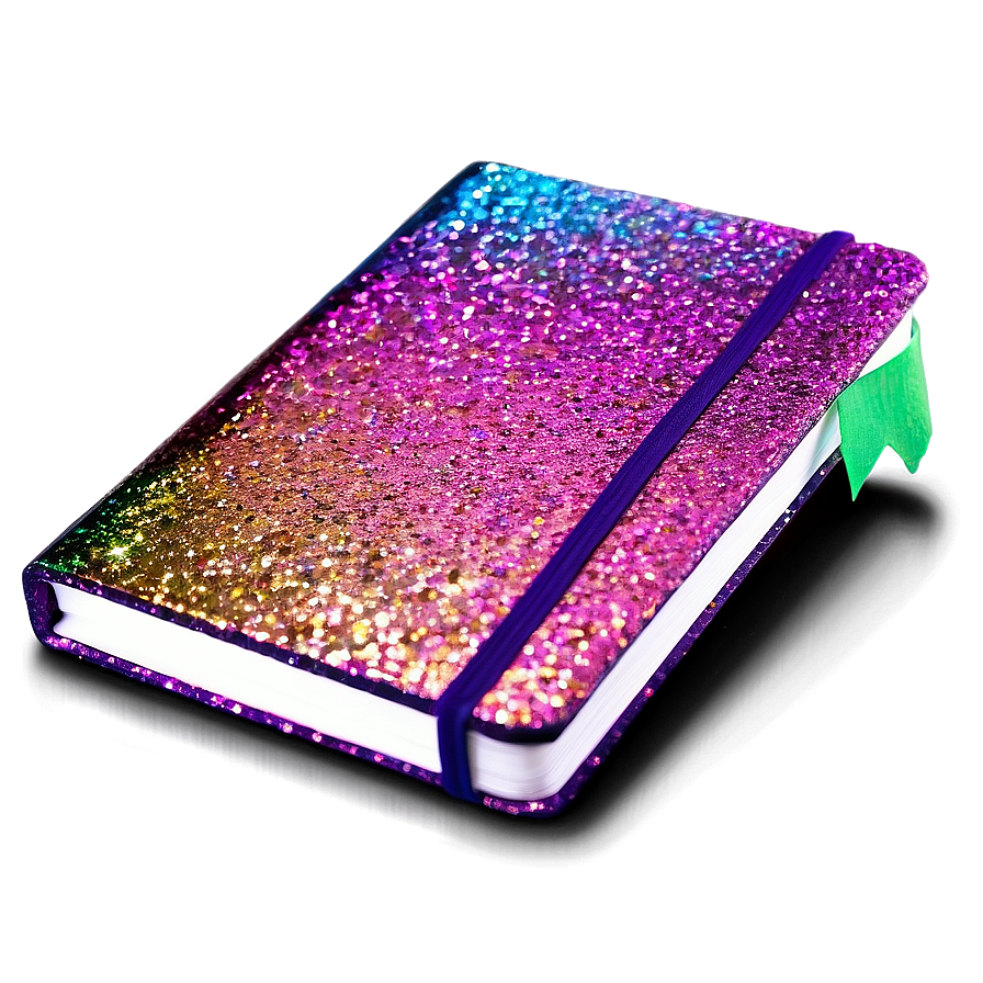 Glitter Notebook Cover Png Lmb18