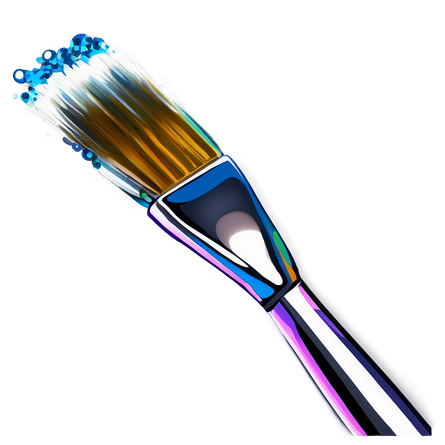 Glitter Paint Brush Png Snj