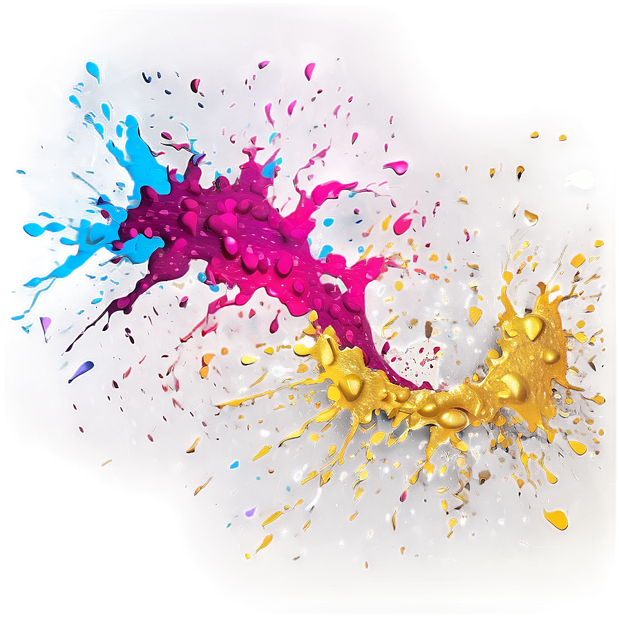 Glitter Paint Splatter Png Bnm