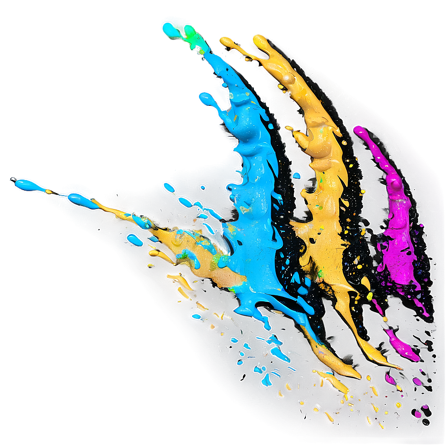 Glitter Paint Splatter Png Nve42