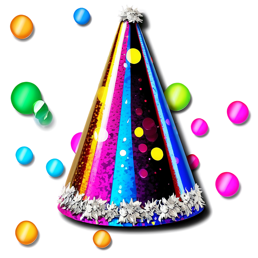 Glitter Party Hat Png 40