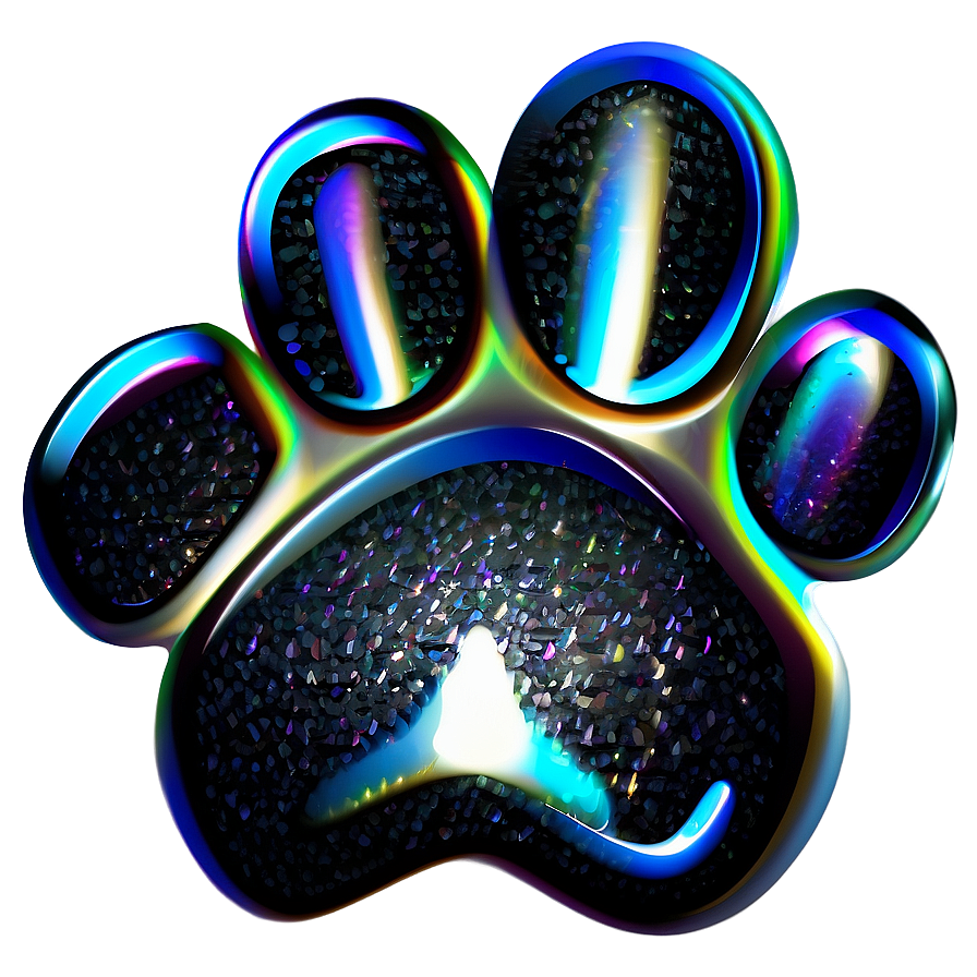 Glitter Paw Print Png Cpr