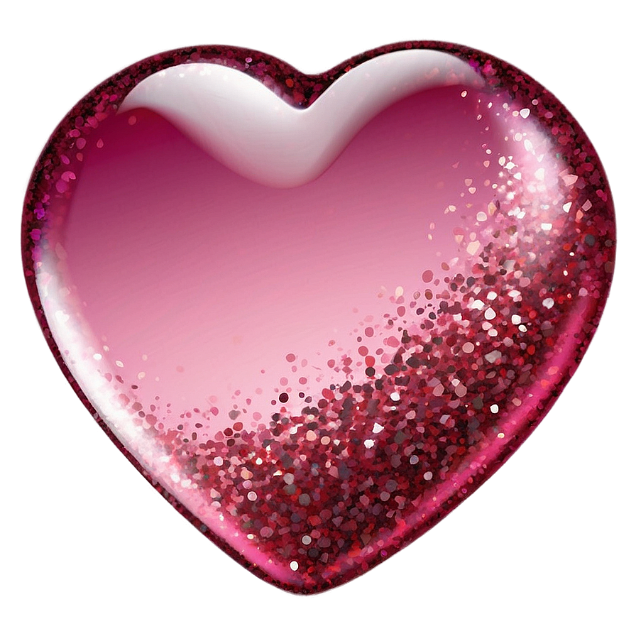 Glitter Pink Heart Emoji Png Neb57