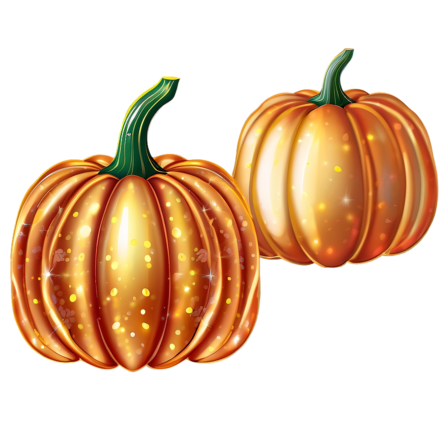 Glitter Pumpkin Clipart Png Und32