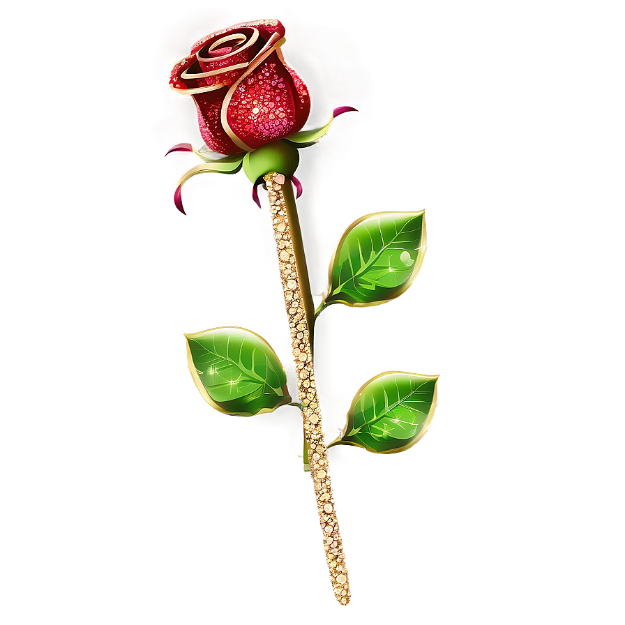 Glitter Roses Sparkle Png Oel