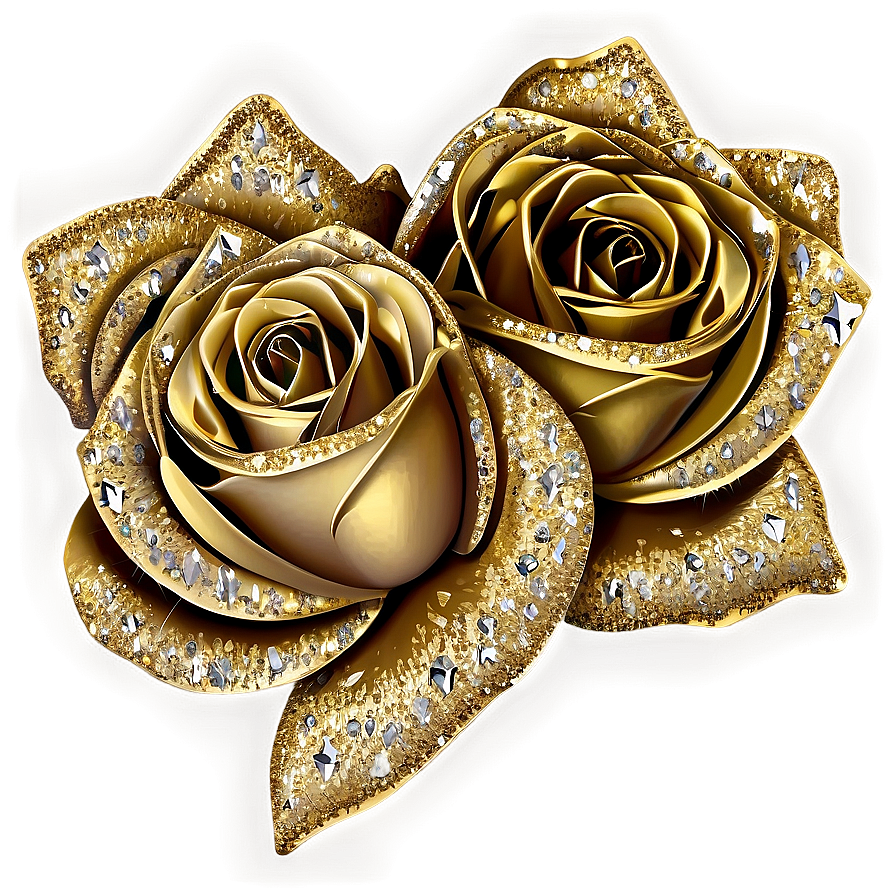 Glitter Roses Sparkle Png Xsd39