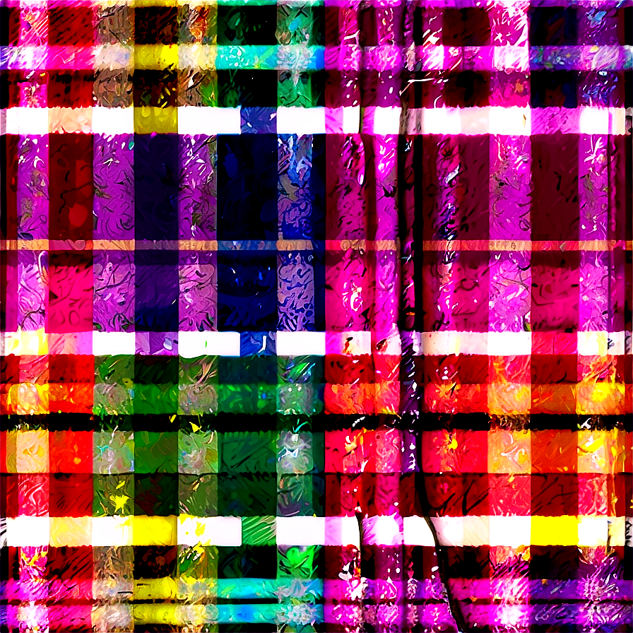 Glitter Sparkle Plaid Png 06272024