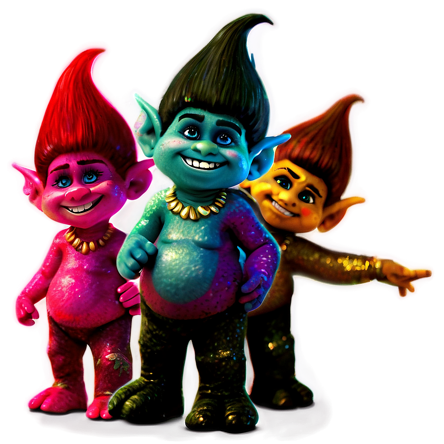 Glitter Trolls Png 9