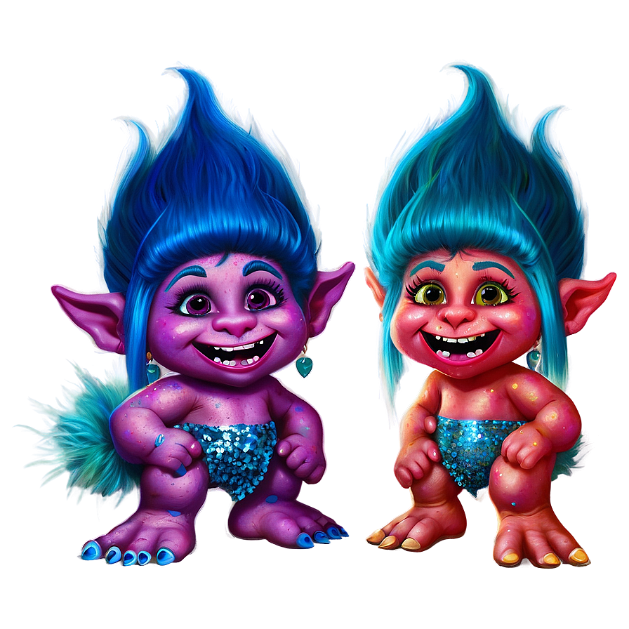 Glitter Trolls Png Sso